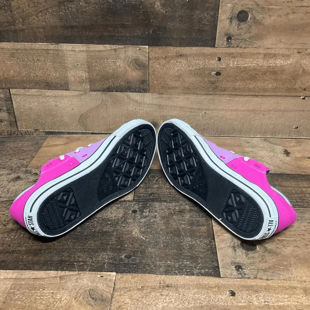 converse chuck taylor all star ox low top colorblock pink lavender girls 5